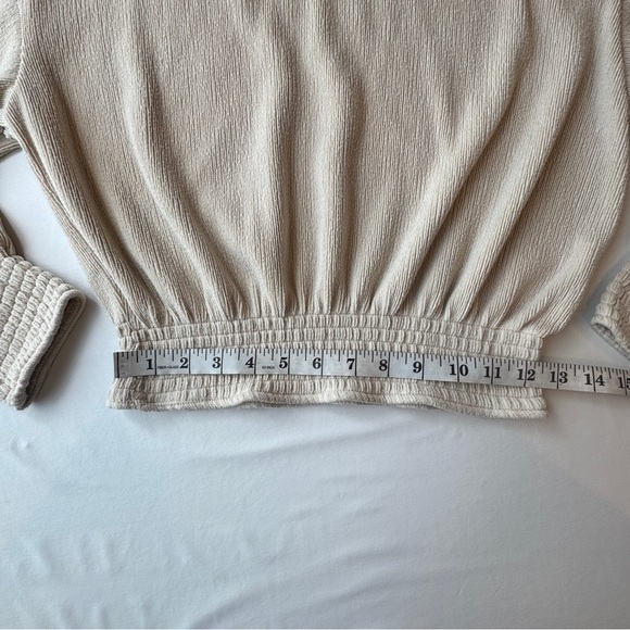 Zara Beige Knit stretchy Sweater small - Picture 4 of 13